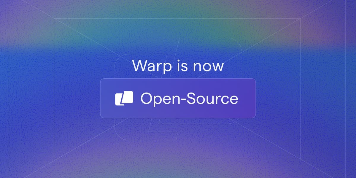 Warp 터미널, 어제 오픈소스로 풀렸어 — 핵심은 Oz라는 클라우드 에이전트