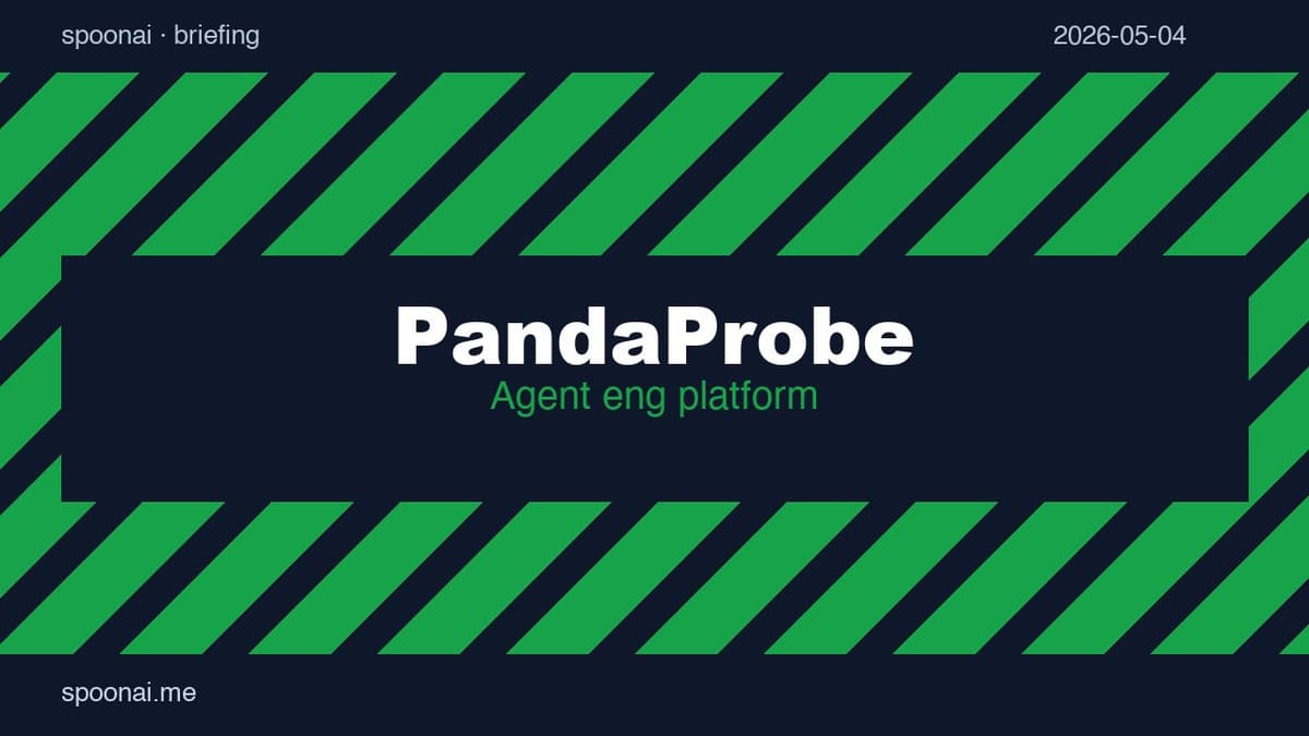 PandaProbe — 에이전트 엔지니어링 플랫폼 다이어그램