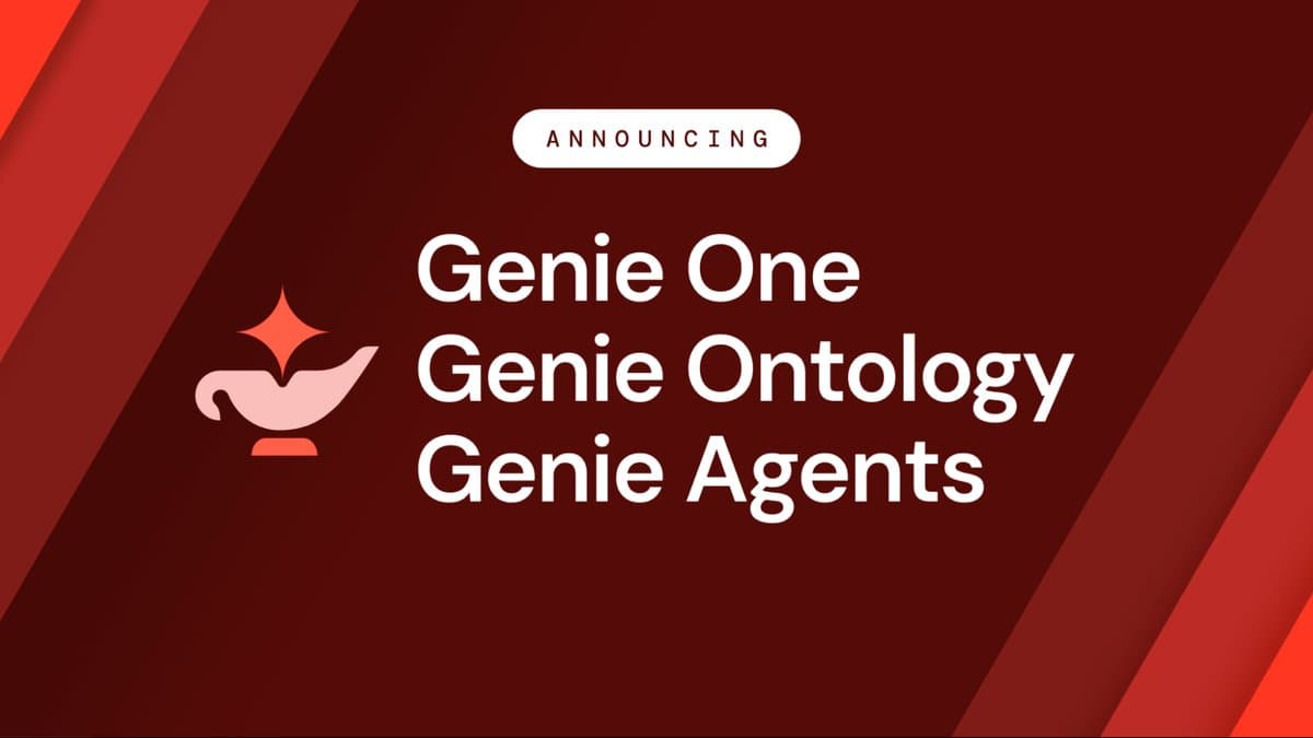 데이터브릭스, 'Genie One' 공개 — 모든 팀에게 한 명씩 붙는 AI 동료