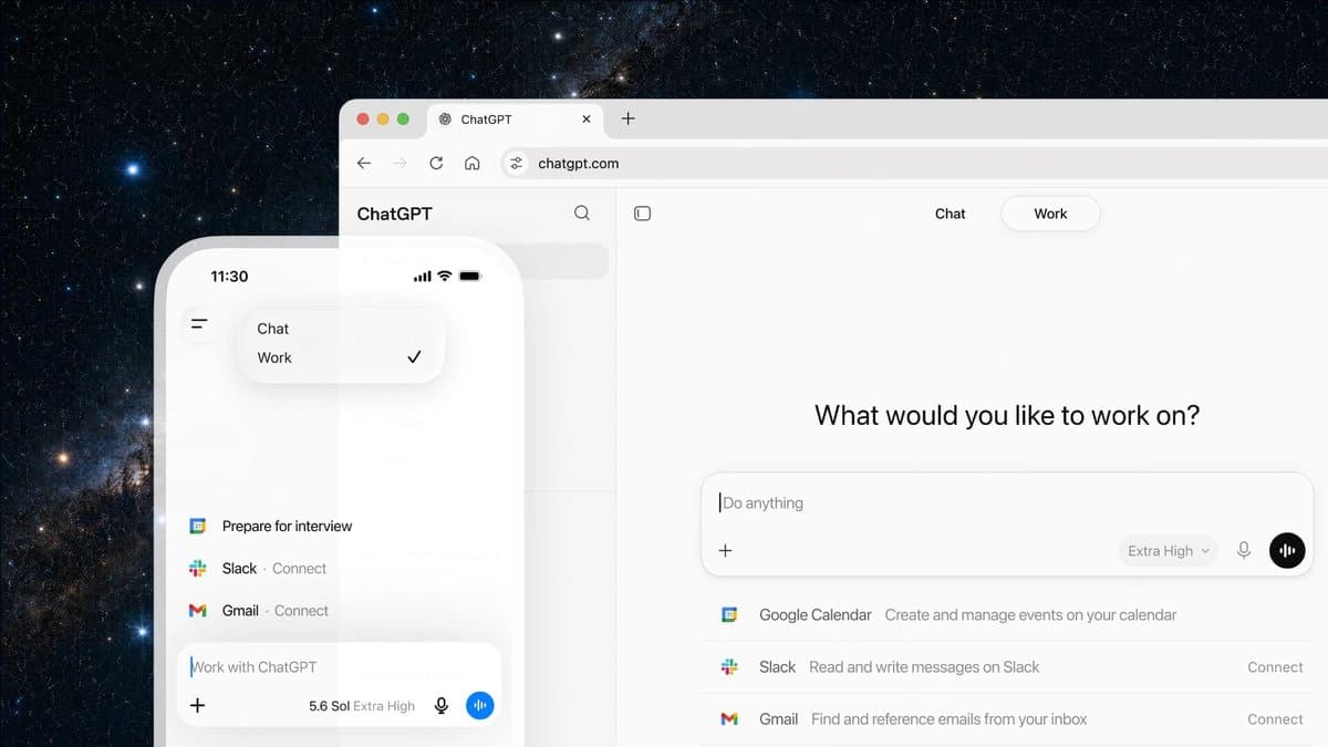 OpenAI가 하루에 세 개를 던졌어: 일하는 에이전트 'ChatGPT Work', 실시간 음성 'GPT-Live', 웹앱 만드는 'Sites'