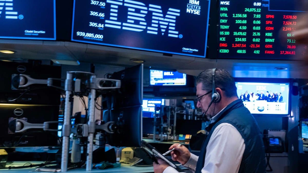 IBM stock plunges 25% in a single day as clients redirect spending to AI infrastructure