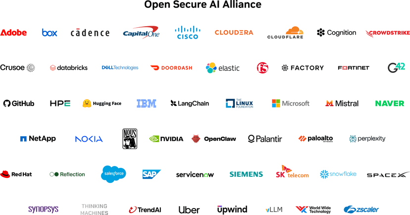서한이 사흘 만에 조직이 됐어 — 엔비디아가 만든 Open Secure AI Alliance, 그리고 빠진 세 회사
