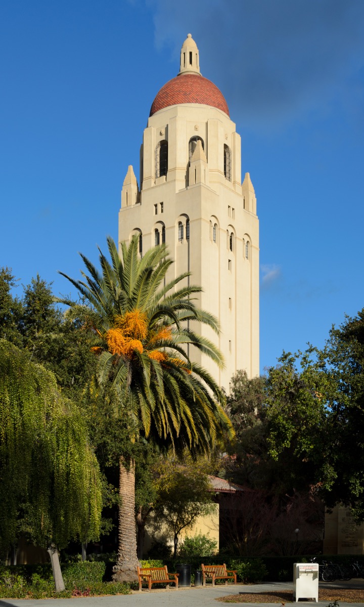 Hoover Tower, Stanford University — home of the Stanford HAI, which publishes the AI Index each year